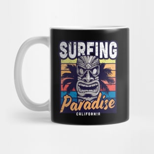 Vintage surfing paradise Mug